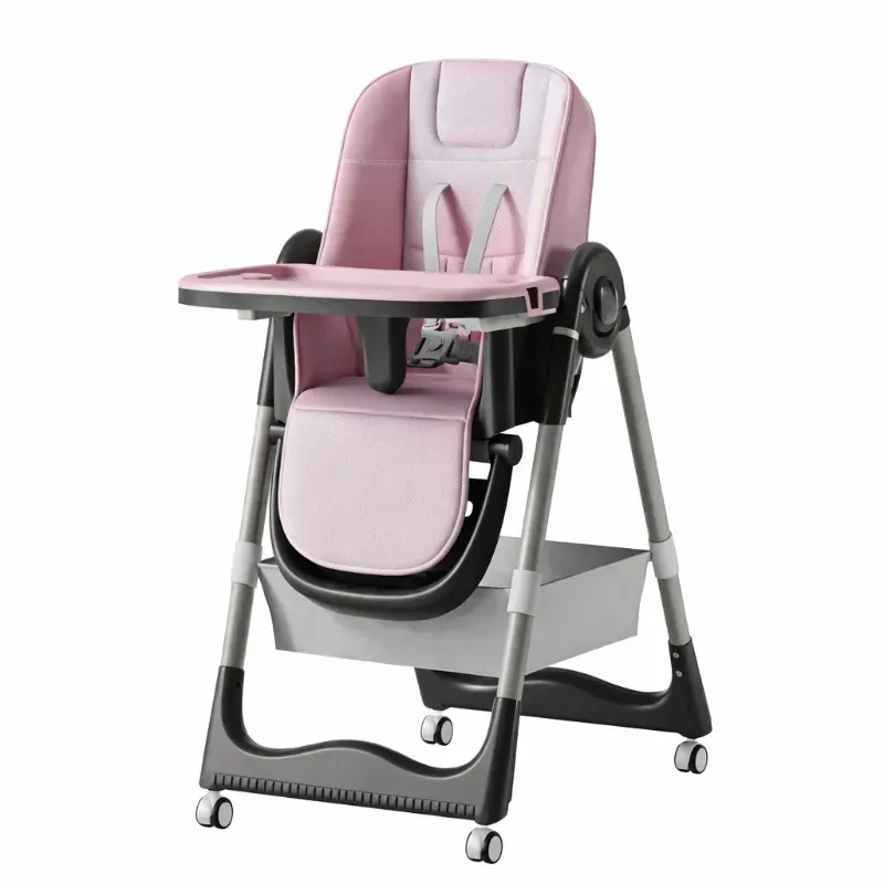 Silla de Comer Alta con Ruedas