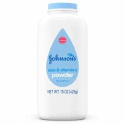 Talco para Bebé Johnson's con Almidón de Maíz, Aloe y Vitamina E, Hipoalergénico