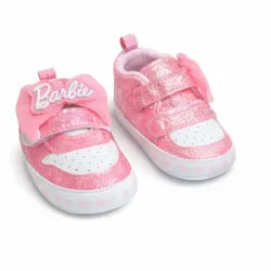 Tenis Barbie Rosados con Moño y Corazones para Bebé