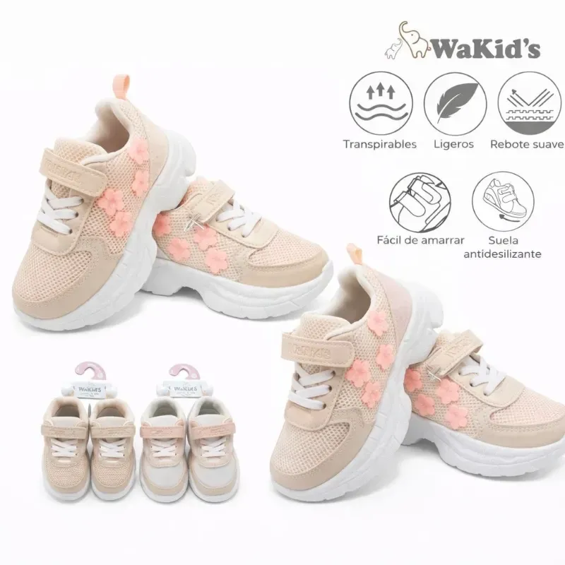 Tenis Deportivos Rosa para Bebé