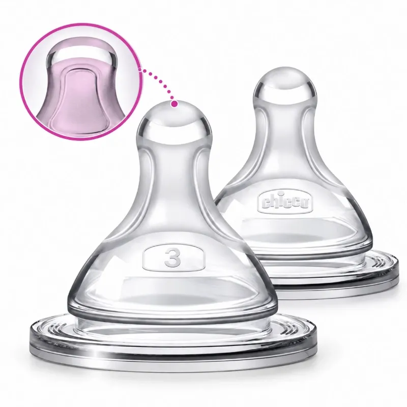 Tetera Chicco para Biberón Anticólico Híbrido Duo Stage Etapa 3