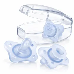 Tetes Chicco, Ortodoncia de Silicona (0-2 m) para Recién Nacidos