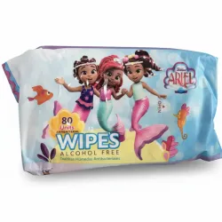 Toallitas Húmedas Disneylandia Ariel (80 piezas)