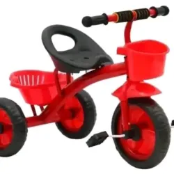 Triciclo Infantil con Canasta y Respaldo