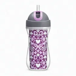 Vaso Chicco con Boquilla de Silicona de 9 OZ