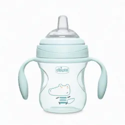 Vaso Chicco de Transición con Boquilla de Silicona