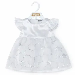 Vestido Blanco con Encajes de Flores