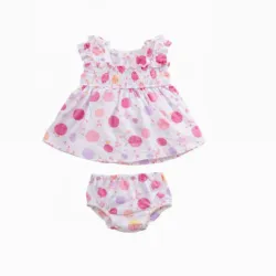 Vestido con pant Rosada