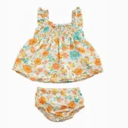 Vestido Floral con Pant 