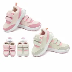 Zapatillas Blancas Rosa de Peguetas para Bebé