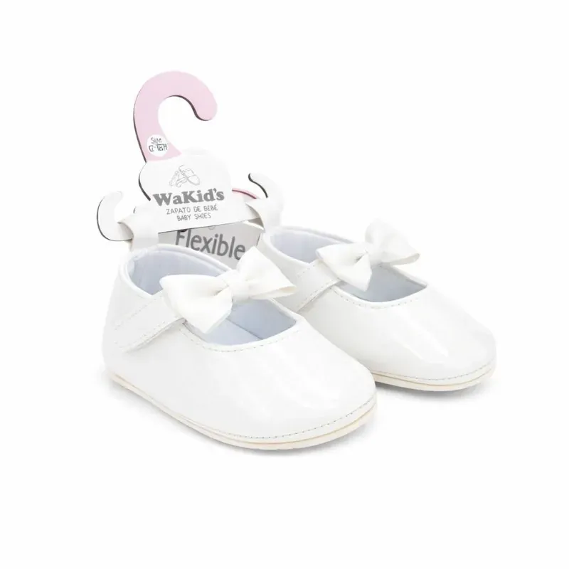 Zapatos Blancos con Lazo