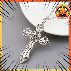 🔘 ¡COLLAR CRUCIFIJO PLATEADO! 🔘