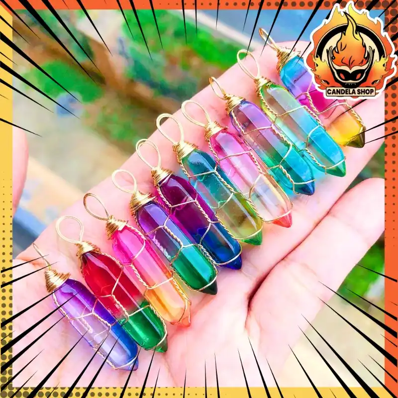 🌟 ¡COLLAR DE CUARZO DE MALLA! 🌟