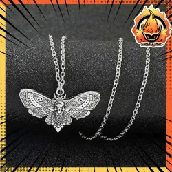 🦋⚔️ ¡COLLAR POLILLA CON CABEZA DE CARABELA! ⚔️🦋