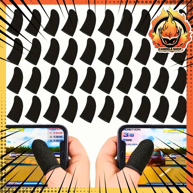 🎮 ¡PAR DE DEDALES FIBRA DE CARBONO!📱