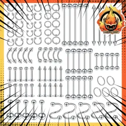 ⛓️ ¡PIERCING DE ACERO INOXIDABLE! ✨️