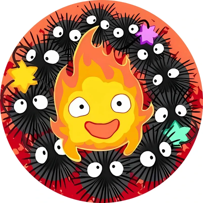 ✨ ¡pin de Calcifer(El castillo ambulante)! ✨