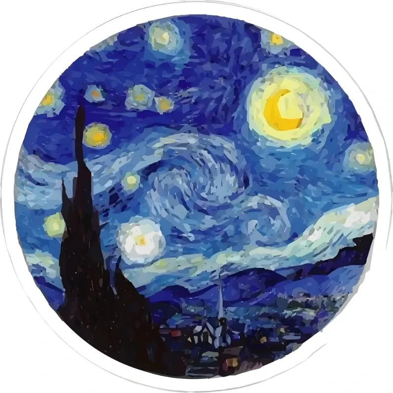 ✨ ¡pin de noche estrellada (pintura de vangogh)! ✨