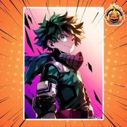 ✨ ¡Póster de Shoto Izuku Midoriya(My Hero Academia)!✨