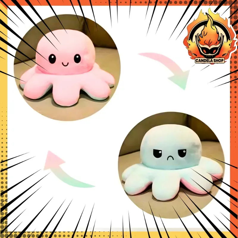 🆕 ¡PULPO DE PELUCHE EXPRESIVO! 🐙✨
