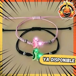 💞 PULSERAS DE PAREJA DE DINOSAURIOS 💞