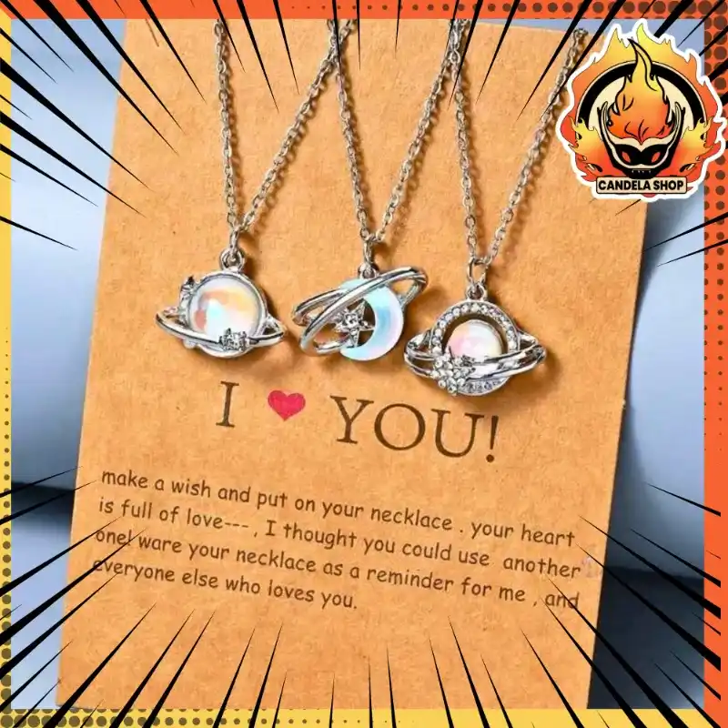 🪐 ¡SET DE 3 COLLARES PLANETARIOS! ✨️