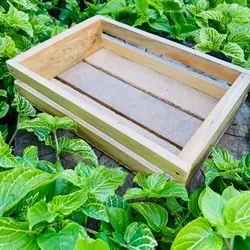 Caja organizadora de madera 