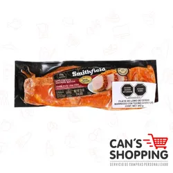 Lomo de cerdo marinado con bacon