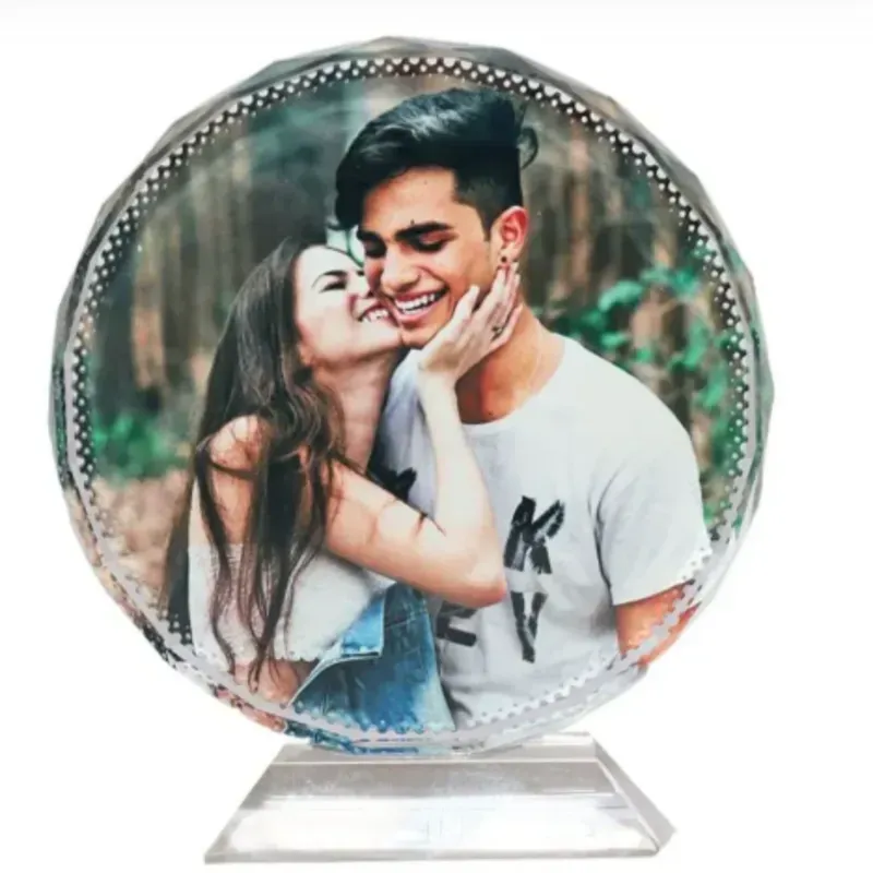 Cristal redondo mediano