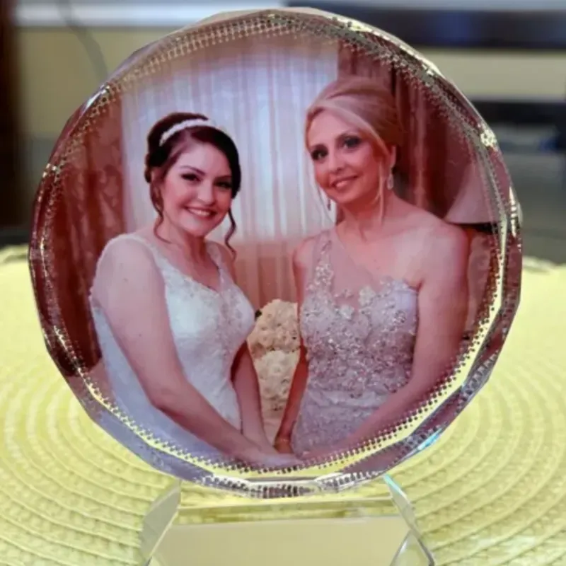 Cristal redondo mediano