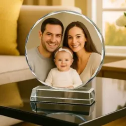 Cristal redondo mediano