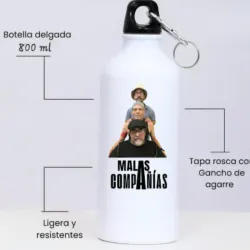 Pomos de aluminio 800 ml malas compañias