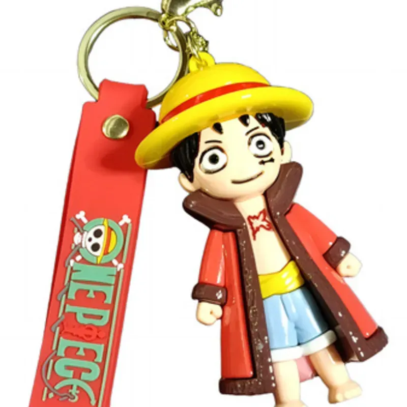 Llavero de silicona de Luffy