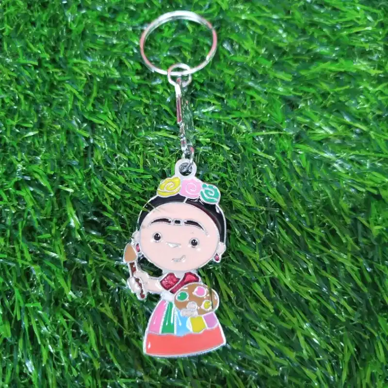 Llavero metálico: Frida Kahlo