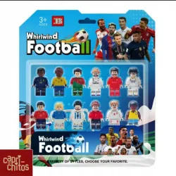 Set de 12 Legos de fútbol