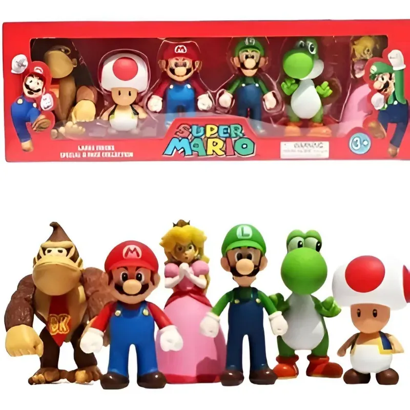 Set de figuras de acción de Mario