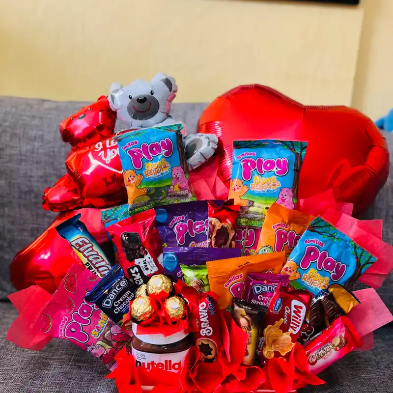 🍫 Cesta grande dulce variada