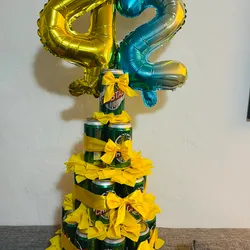 🎂Hermoso pastel de Cervezas🍺