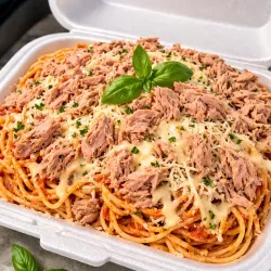 Espaguetis Atún