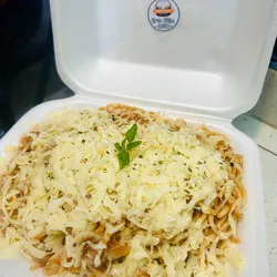 Espaguetis Queso Gouda 