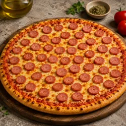 Pizza de Salchicha