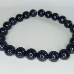 Pulsera de Venturina azul prucsia