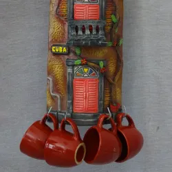 Casitas para cuatro tazas 