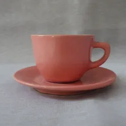 Taza mediana con platillo 