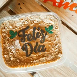 Napoleón de dulce de leche 