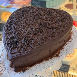 Cake corazón de ganache