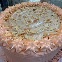 Cake de mousse de avellana