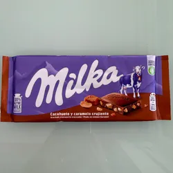 Milka 100g Maní y Caramelo