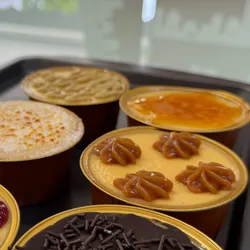 Mini Flan cubierto de fanguito