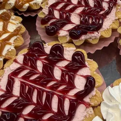 Tartaleta de mousse de frutos del bosque